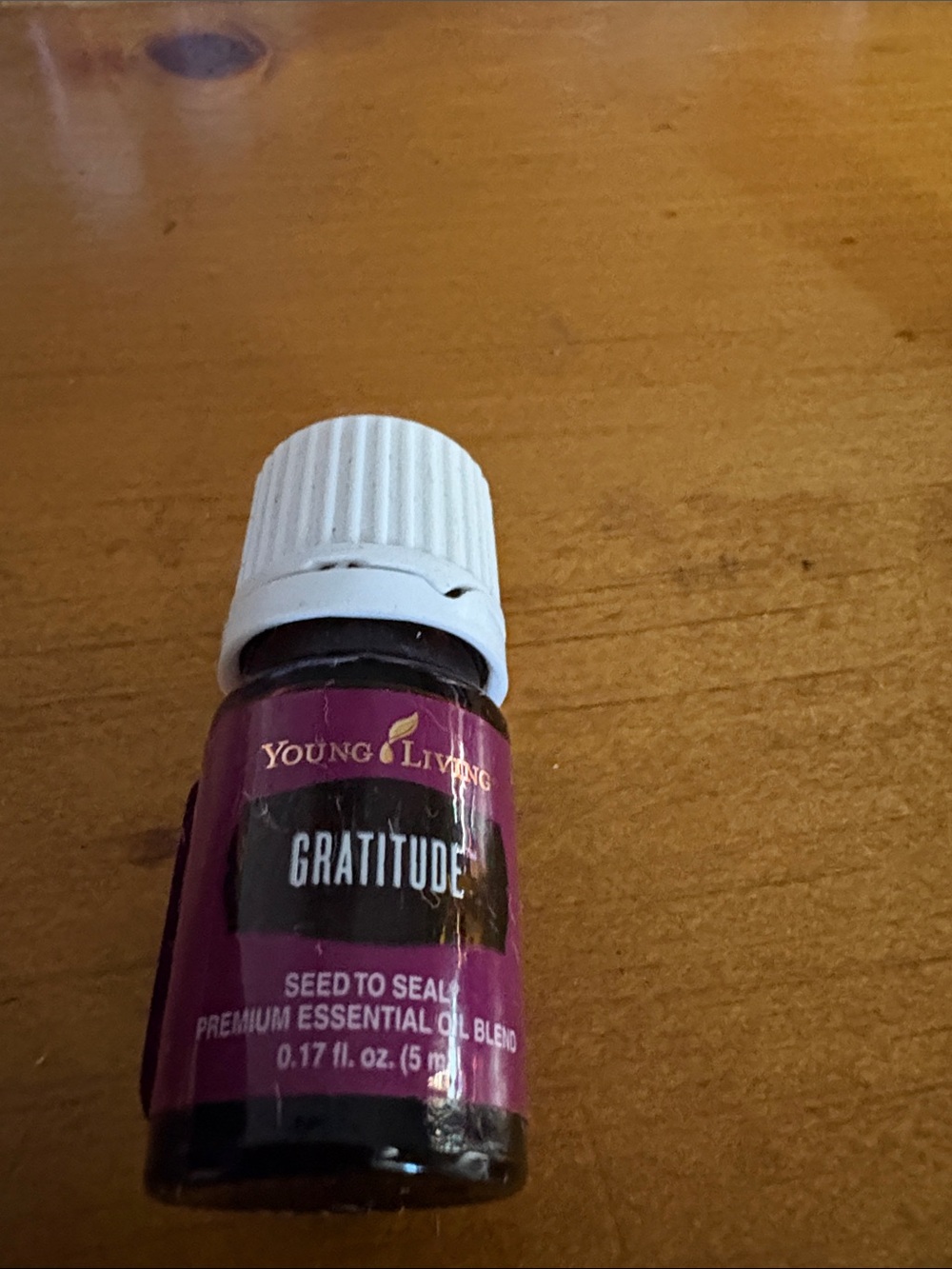 Young Living Gratitude Blend - Purple and White Bottle